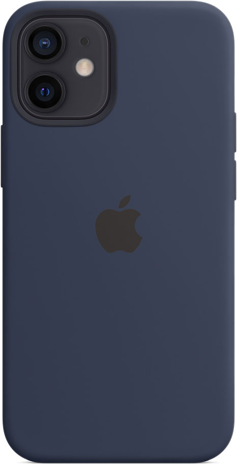 Чехол Silicone Case magsafe качество Lux для iPhone 12 mini темно-синий в Тюмени